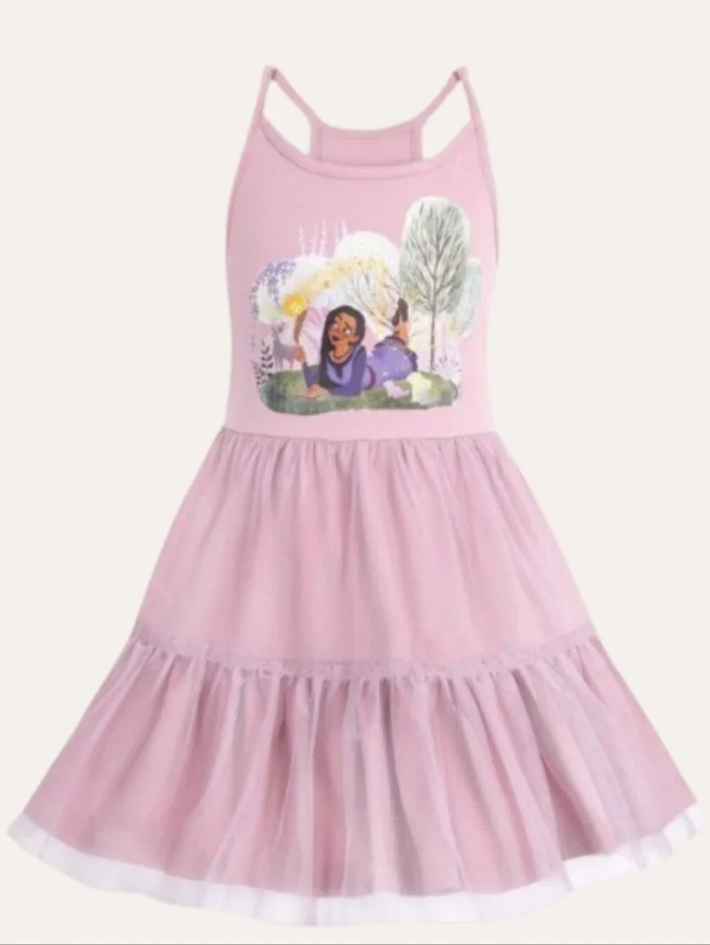 EUC Disney Asha And Star Wish Dress Size 5/6